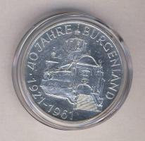 Ausztria 1961. 25Sch Ag "40 éves Burgenland" T:2 tanúsítvánnyal!
Austria 1961. 25 Schillin...