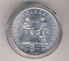 Ausztria 1960. 25Sch Ag "Karintia, népszavazás 1920" T:2 tanúsítvánnyal!
Austria 1960. 25 ...