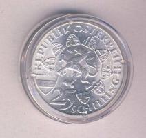 Ausztria 1959. 25Sch Ag "Johann főherceg" T:2 tanúsítvánnyal! Austria 1959. 25 Schilling Ag "Archduke Johann" C:XF with certificate