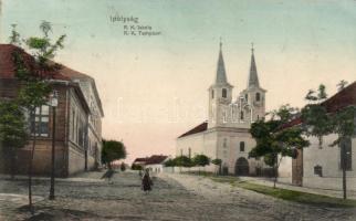 Ipolyság Catholic church and school