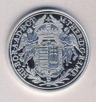 Magyar tallérok utánveretben "Mária Terézia Tallérja 1780." Ag (0,999) 20g T:PP Tanúsítvánnyal, csak 2000db!