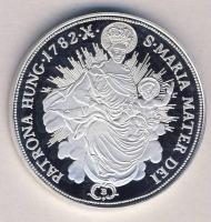 Magyar tallérok utánveretben "II. József Tallérja 1782." Ag (0,999) 20g T:PP Tanúsítvánnya...