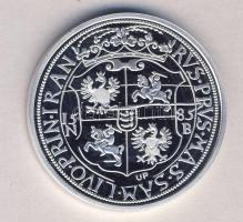 Magyar tallérok utánveretben "Báthory István Tallérja" Ag (0,999) 20g T:PP Tanúsítvánnyal, csak 2000db!