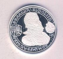 Magyar tallérok utánveretben "Rudolf Tallérja 1598." Ag (0,999) 20g T:PP Tanúsítvánnyal, c...