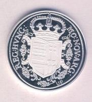 Magyar tallérok utánveretben "Rákóczi Féltallér 1706." Ag (0,999) 20g T:PP Tanúsítvánnyal, csak 2000db!