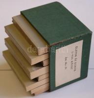 1974 Életek és korok I-VIII. minikönyv sorozat: Angliai Erzsébet, II. Erzsébet, Podjebrad György, II...