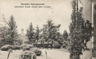 Bátorkeszi Kobek castle, park