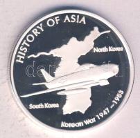 Cook-szigetek 2005. 1$ Ag(0.999) "Ázsia történelme-Koreai háború" T:PP Tanúsítvánnyal! Cook Islands 2005. 1 Dollar Ag "History of Asia-Korean war" C:PP with certificate