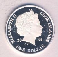 Cook-szigetek 2005. 1$ Ag(0.999) "Ázsia történelme-Macau Kínához csatolása" T:PP Tanúsítvá...