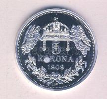 DN "Királyi koronák / II. Ulászló 5 korona" Ag(999) emlékérem, (20g/38,61mm) T:PP Tanúsítvánnyal. Csak 2000db!