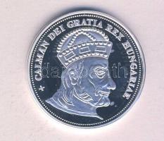 DN "Királyi koronák / Könyves Kálmán 5 korona" Ag(999) emlékérem, (20g/38,61mm) T:PP Tanús...