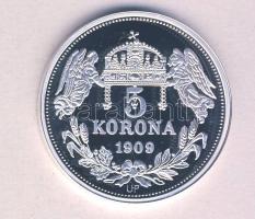 DN "Királyi koronák / Ottó 5 korona" Ag(999) emlékérem, (20g/38,61mm) T:PP Tanúsítvánnyal. Csak 2000db!