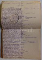 Pekár Gyula (1867-1937) Attila című művének teljes kézirata és gépirata a berlini Cserepy Filmesells...