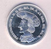 DN "Királyi koronák / I. Ferdinánd 5 korona" Ag(999) emlékérem, (20g/38,61mm) T:PP Tanúsít...