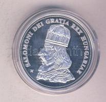 DN "Királyi koronák / Salamon 5 korona" Ag(999) emlékérem, (20g/38,61mm) T:PP Tanúsítvánny...