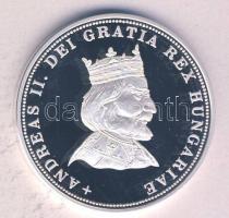 DN "Királyi koronák / II. András 5 korona" Ag(999) emlékérem, (20g/38,61mm) T:PP Tanúsítvá...