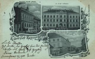 Kaposvár Takarékpénztár, Városháza, laktanya (b)