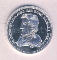 DN "Királyi koronák / I. Ferenc 5 korona" Ag(999) emlékérem, (20g/38,61mm) T:PP Tanúsítván...