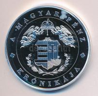 DN "A magyar pénz krónikája-IV. Béla a második honalapító" Ag(0.999) emlékérem, (20g/38,61mm) T:PP Tanúsítvánnyal. Csak 2004db!