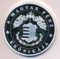 DN "A magyar pénz krónikája - Széchenyi és a reformkor" Ag(0.999) emlékérem, (20g/38,61mm) T:PP Tanúsítvánnyal. Csak 2004db!