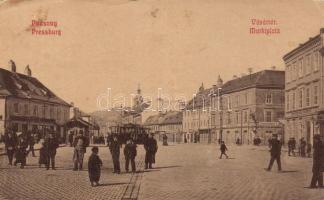 Pozsony market place (wet damage)