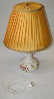 Zsolnay porcelán asztali lámpa, jelzett, hibátlan állapot, működik / Zsolnay chinaware lampe in flawless condition  57 cm