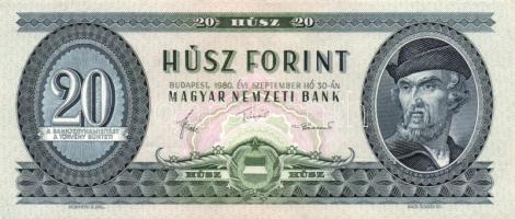 1980. 20Ft (4x) T:I,II