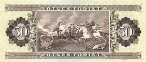 1989. 50Ft lefelé tolódott előlapi nyomat T:I