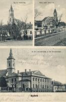 Gyönk Járásbíróság, Evangélikus, Katolikus és Református templom