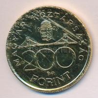 1993. 200Ft Ag aranyozva "MNB" tanúsítvánnyal T:2 k.