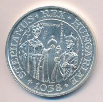 1988. 500Ft Ag "Szent István" tanúsítvánnyal T:BU