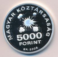 2008. 5000Ft Ag "Teller Ede" T:PP Tanúsítvánnyal!
