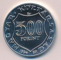 1994. 500Ft Ag "Kossuth Lajos" T:BU Tanúsítvánnyal