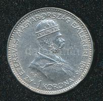 1896KB. 1K Ag "Millenium" T:2 Tanúsítvánnyal