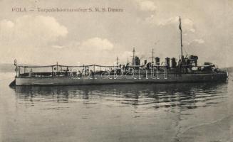 SMS Dinara, Pola (EB)