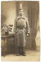 1919 Darutollas fehér-katona fotólap / Anti kommunist soldier RP card