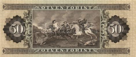 1965. 50Ft "D" (3x) egymás utáni sorszámmal T:I-(egyik hajtva,de nincs törve)