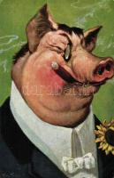 Pig, gentleman, bizarre, s: A. Thicle (EK)