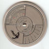 Kongói Demokratikus Köztársaság 2005. 10Fr "50 éves öröknaptár" T:1
Congo Democratic Repub...