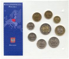 Lengyelország 1992-2004. 1Gr-5Zl 9klf darab "Az utolsó Zloty forgalmi pénzek" szettben T:1...