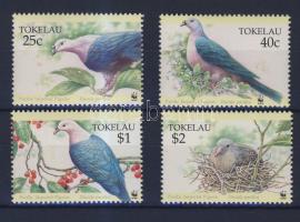 WWF Madarak sor + 4 FDC WWF: Birds set + 4 FDC