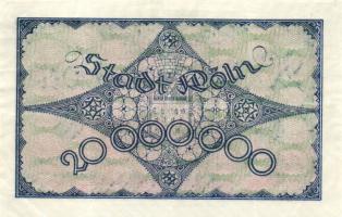 Német Birodalom/Weimari Köztársaság/Köln 1923.8.24. 20.000.000M T:II-
Germany-Weimar Republic/Köln 1...