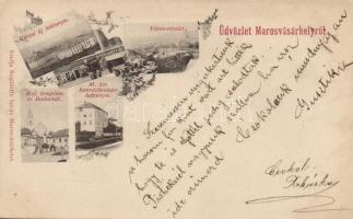 Marosvásárhely with military barracks