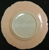 XX. század eleje Jelzett számozott kerámia dísztányér női portréval (javított!) / 
Early 20th centur...