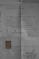 1918 Moravia cseh-osztrák igazolvány (Heimatschein) magyar fordítással / Czech-Austrian id