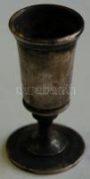 cca 1900 Ezüst (Ag) serlegecske /  Tiny silver goblet, 7cm, 50gr