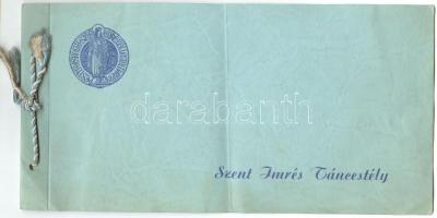 1931 Szent Imrés táncestély meghívója és programja
