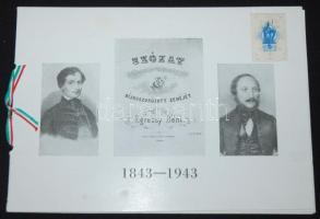 1943 A szózat 100 éves ünnepségére tartott munkásakadémiai emlékműsor programja