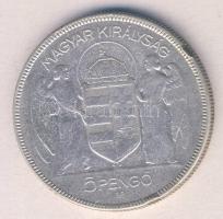 1930. 5P Ag "Horthy-jobbra" T:3