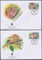 WWF Cuscus set 4 FDC WWF Kuszkusz sor 4 db FDC-n